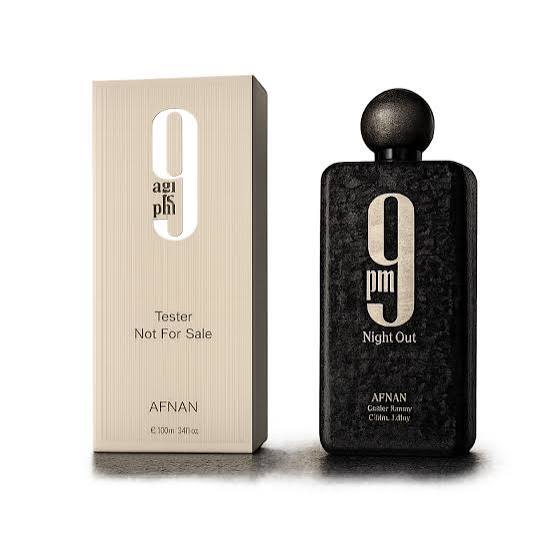 Tester Afnan 9PM Night Out Eau De Parfum 100ml for Men – Rini Deals