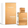 Al Haramain Amber Oud White Edition 100ml Eau de Parfum bottle with white packaging and elegant design for men.
