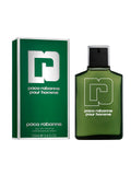 Paco Rabanne Pour Homme Eau de Toilette 100ml bottle for men, with sleek glass design and silver cap.