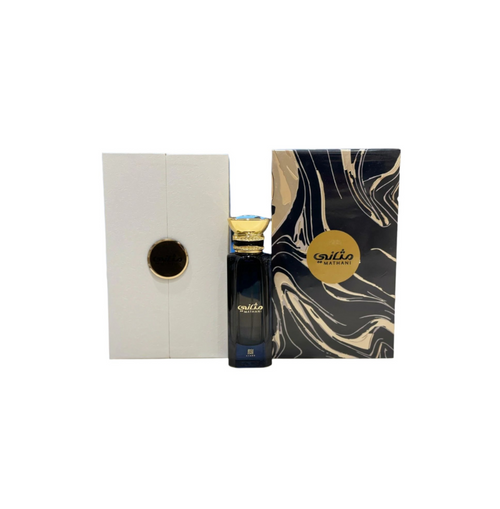 Ahmed Al Maghribi Mathani Eau de Parfum 100ml bottle with elegant packaging and cap, showcasing a luxurious fragrance.