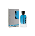 Fragrance World Vivid Azzure Eau de Parfum for Men, 100ml bottle with sleek blue design and elegant cap.