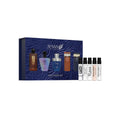 Afnan Discovery Set for Men from the 2025 New Release Series, featuring multiple fragrance bottles in a sleek presentation.