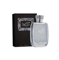 Rasasi Hawas For Him Eau de Parfum 100ml bottle, sleek design, with fragrance details visible on the label.
