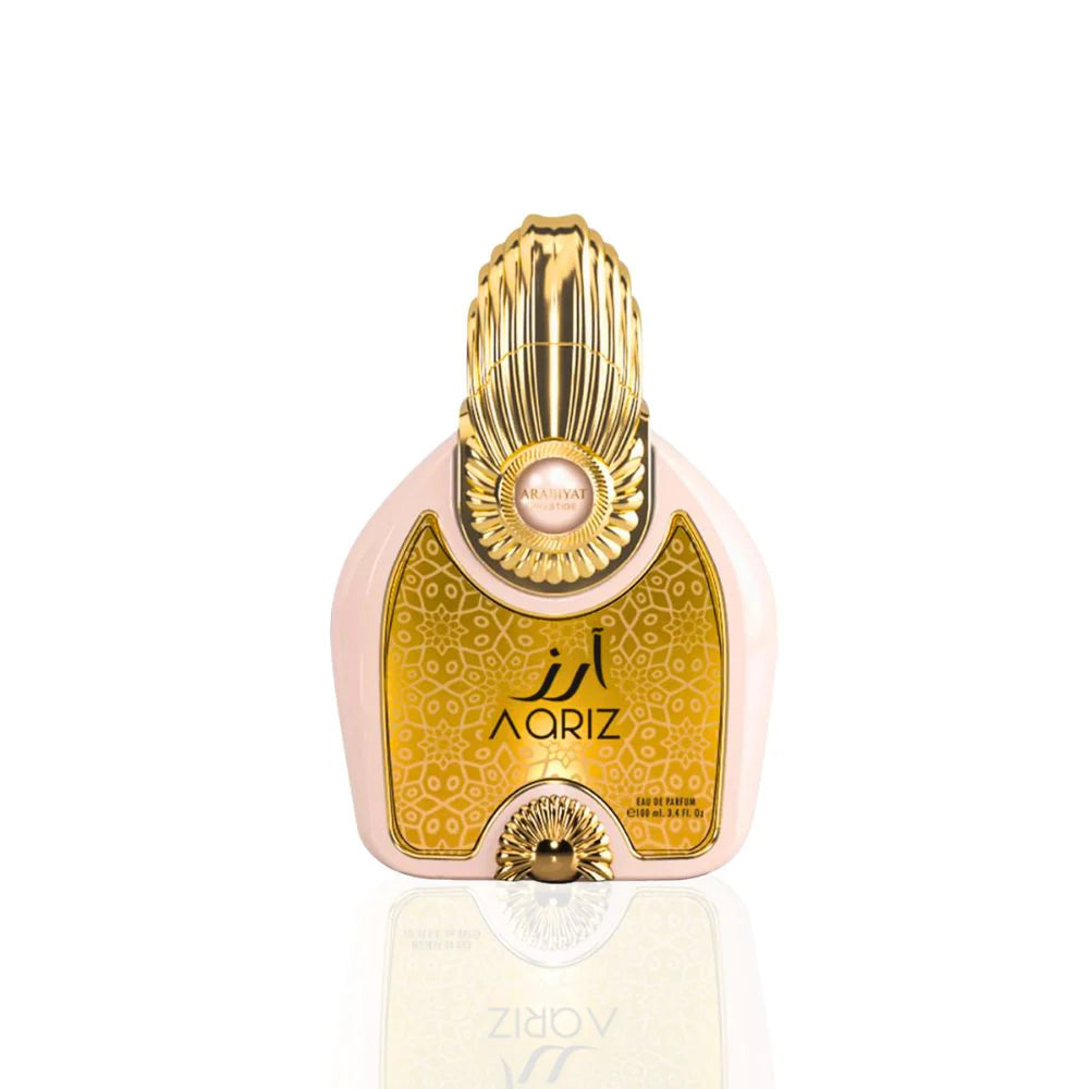 Arabiyat Prestige Aariz Eau De Parfum 100ml for men and women, featuring elegant glass bottle and modern design.