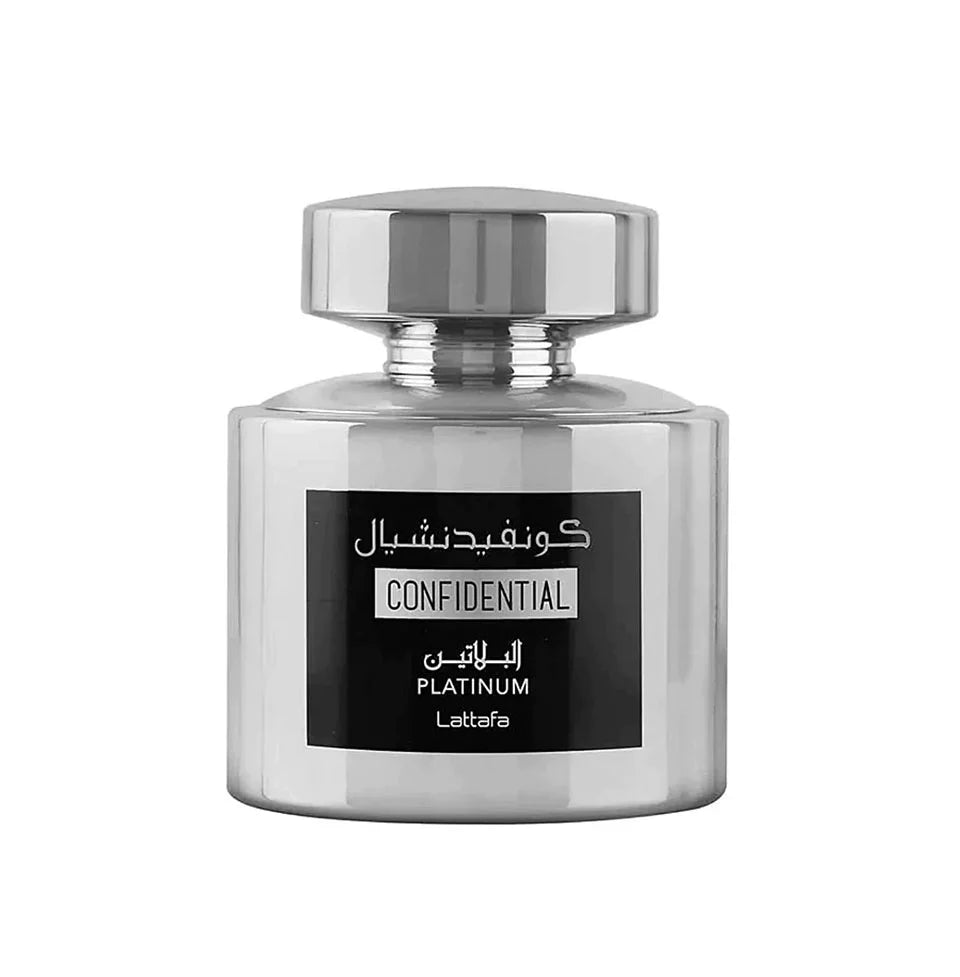 Lattafa Confidential Platinum Eau De Parfum 100ml For Man & Woman