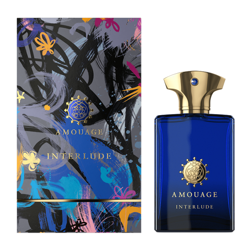 Amouage Interlude Men 100ML fragrance bottle, showcasing the luxurious design and branding on a clean background
