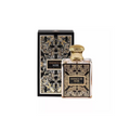 Fragrance World Essence de Noir Eau de Parfum for women, 100ml bottle with elegant black design and floral accents.