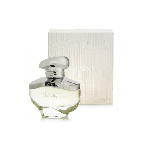Ahmed Al Maghribi Musk Kashmiri Eau de Parfum 60ml bottle for men and women, elegant fragrance with floral and musky notes.