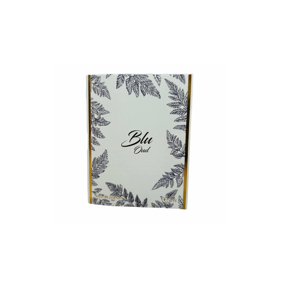 AHMED AL MAGHRIBI BLU OUD EAU DE PARFUM FOR MEN & WOMEN VIAL 2ML