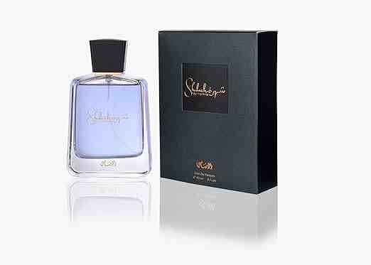 Rasasi Shurahah Men Edp bottle, 90ml, with sleek design and elegant label, showcasing the men's fragrance.