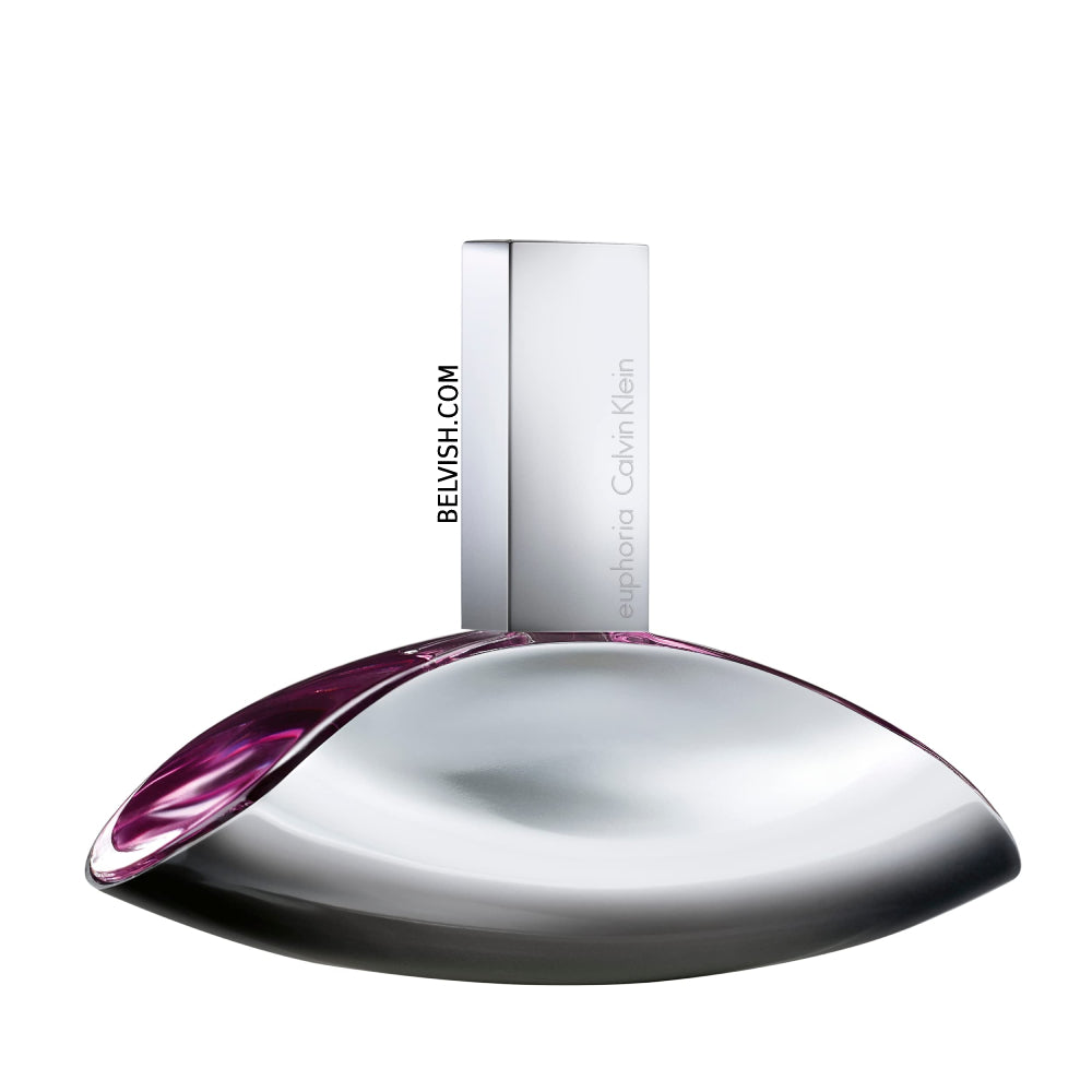 Calvin Klein Euphoria Eau De Parfum 100ml bottle for women, featuring sleek glass with gold accents and elegant perfume design