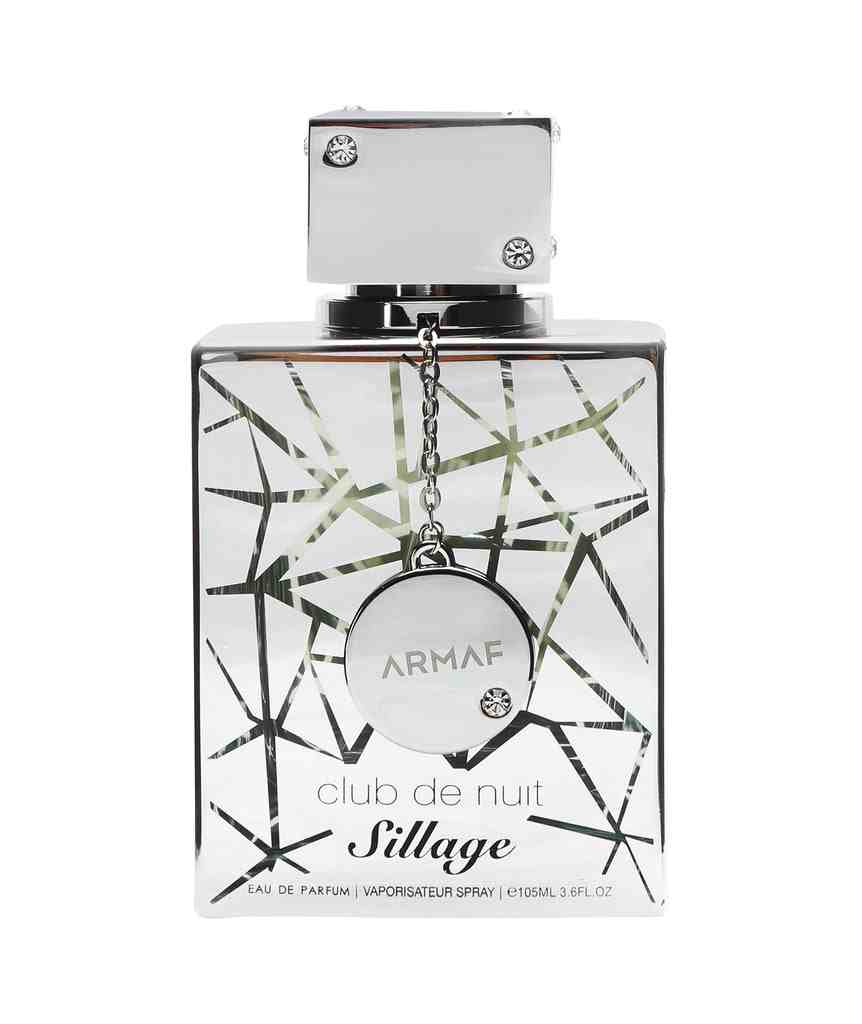 Armaf Club De Nuit Sillage Eau De Parfum 105ml bottle with sleek design and elegant packaging.