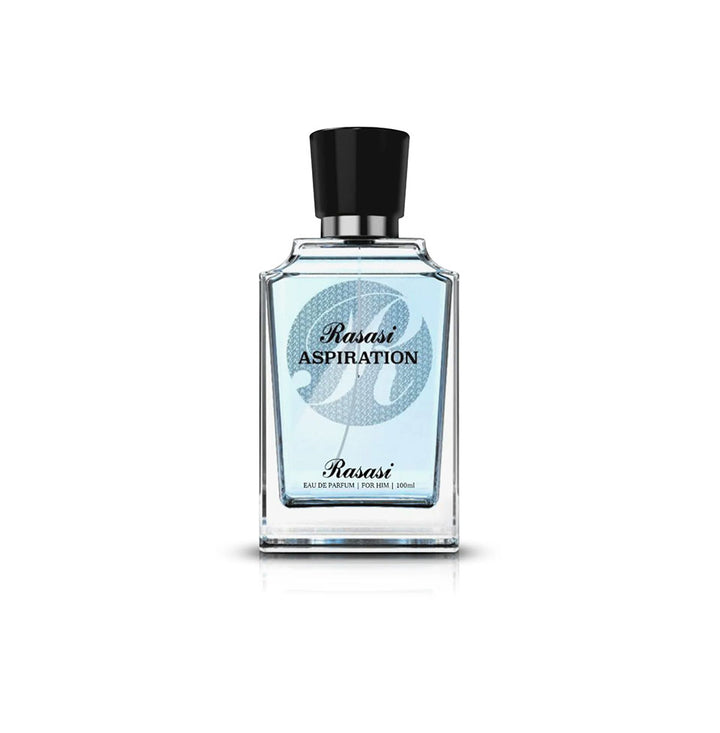 Rasasi Aspiration Eau De Parfum for men and women in a 100ml bottle, featuring a sleek design and elegant fragrance.