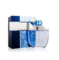 Rasasi Royale Blue EDP perfume bottle for men, 75ml, with sleek blue design and elegant cap.