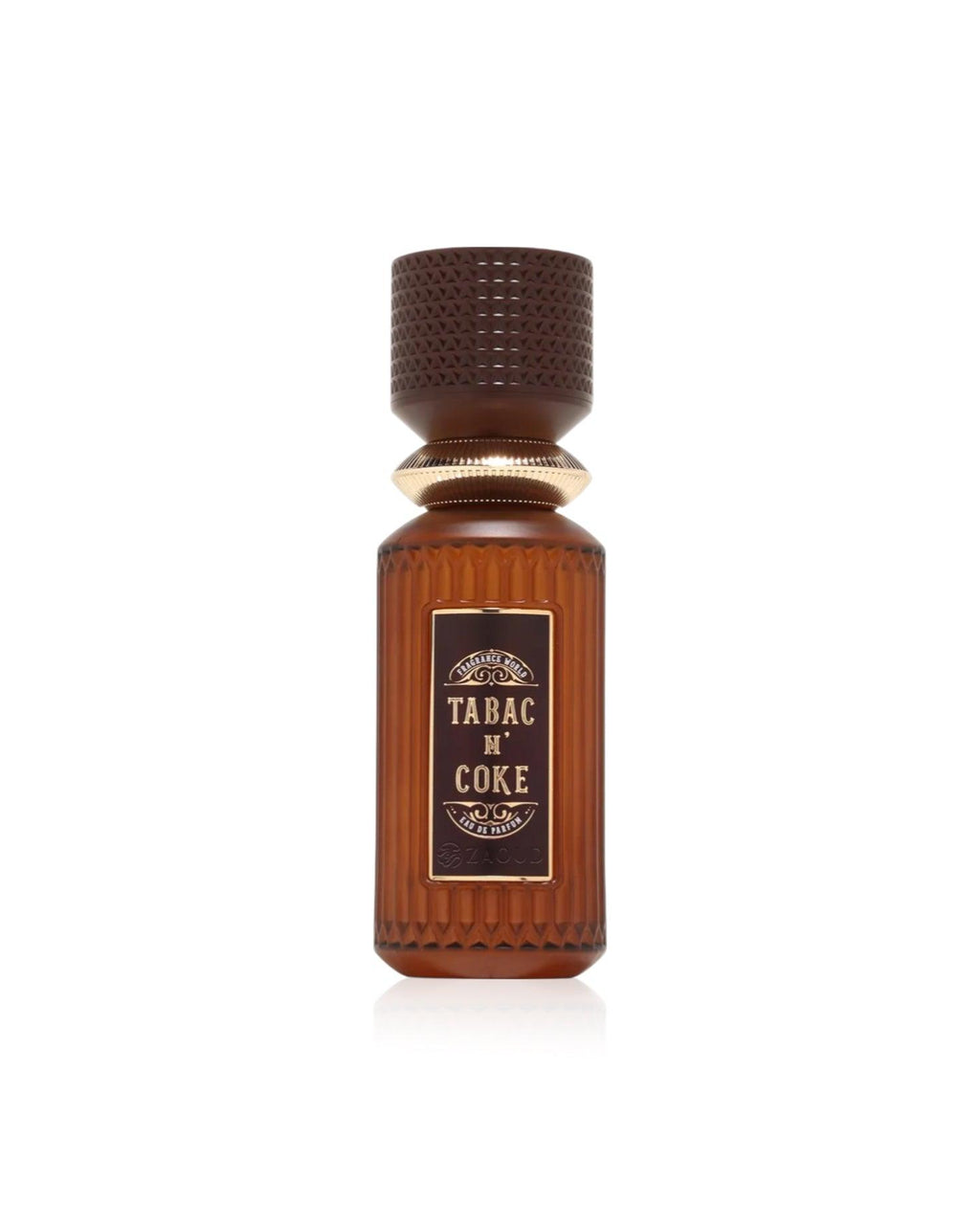 French Avenue M’ Coke unisex Eau de Parfum bottle with sleek black cap and minimalist label, 100ml size on a plain background.