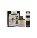 Rasasi Submission Eau De Parfum 100ml gift set for men, featuring a sleek perfume bottle and matching accessories.