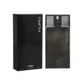 Ajmal Kuro Eau De Parfum for Men bottle with sleek black design and silver accents, displayed on a white background.