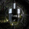 Afnan Rare Carbon men's EDP bottle with sleek black and silver design, showcasing the fragrance's modern and sophisticated look.