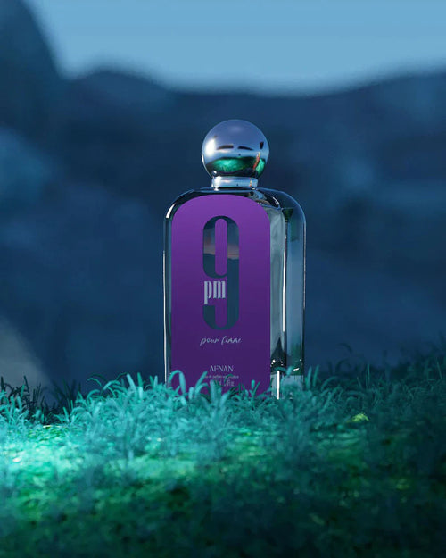 Afnan 9PM Femme Eau De Parfum bottle for women, 100ml, with elegant packaging and floral scent design.