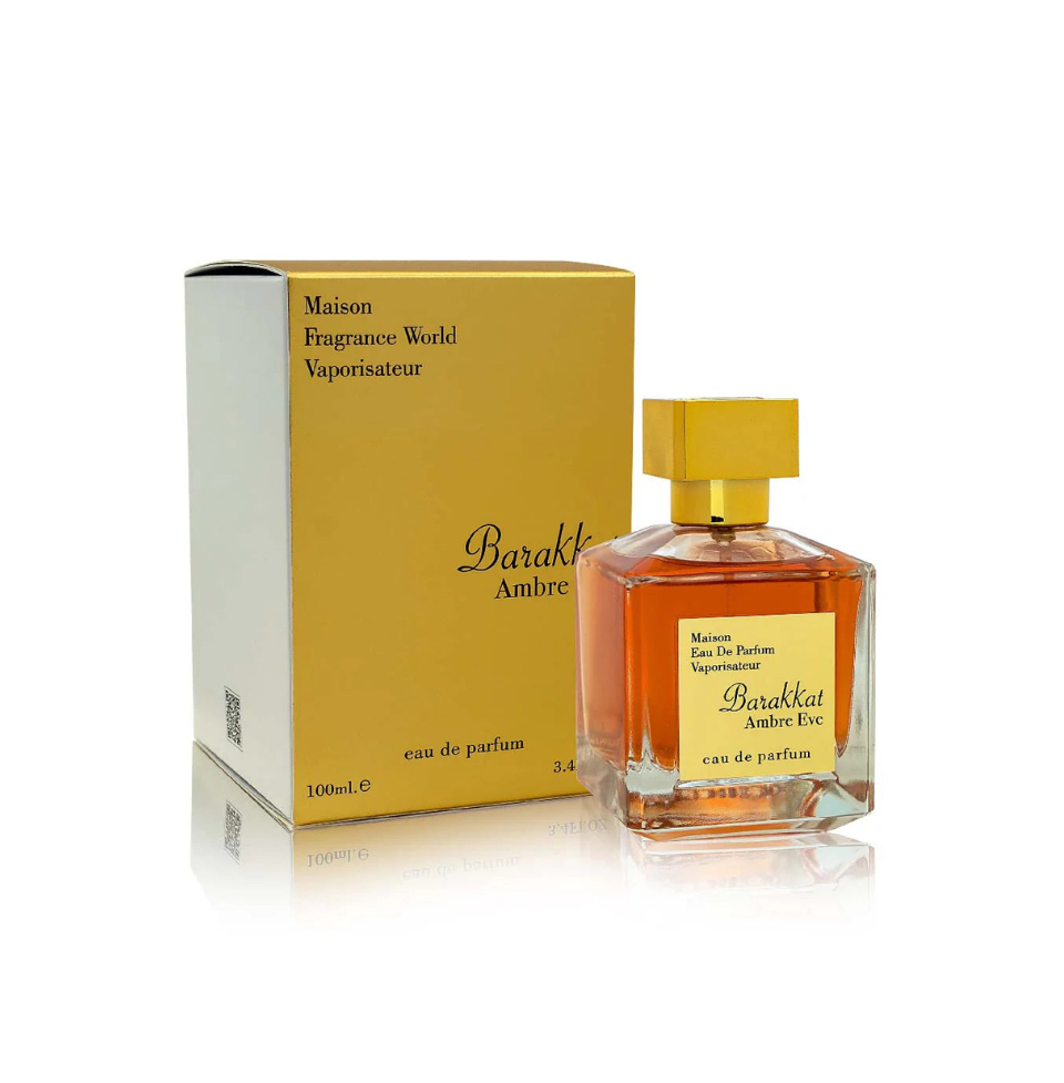 FRAGRANCE WORLD BARAKKAT AMBRE EVE EAU DE PARFUM 100ML FOR MEN & WOMEN