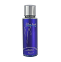 Rasasi Blue Lady fragrance body mist 250ml for women, featuring a sleek blue bottle and elegant floral design.