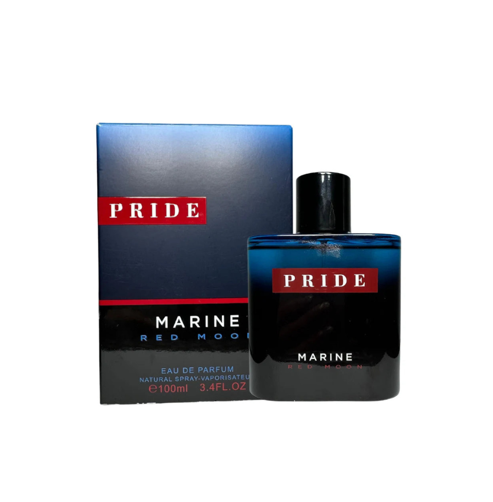 FRAGRANCE WORLD PRIDE MARINE RED MOON EAU DE PARFUM 100ML FOR MEN & WOMEN