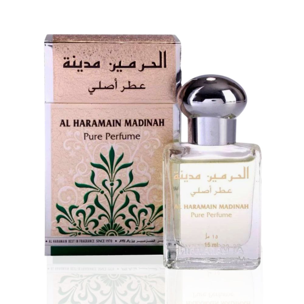 AL HARAMAIN MADINAH PURE PERFUME ROLL ON ATTAR 15 ML FOR MEN & WOMEN