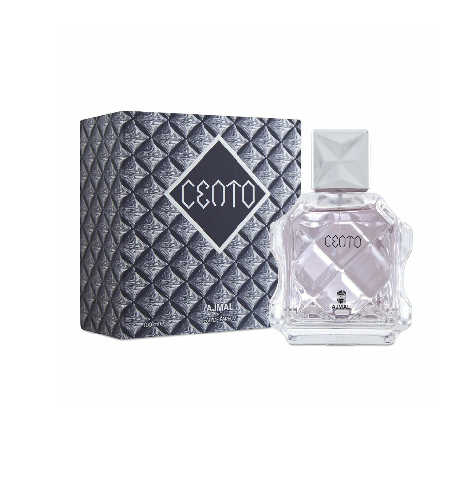 Ajmal Cento Pour Homme Eau de Parfum 100ml bottle with sleek packaging, designed for men.