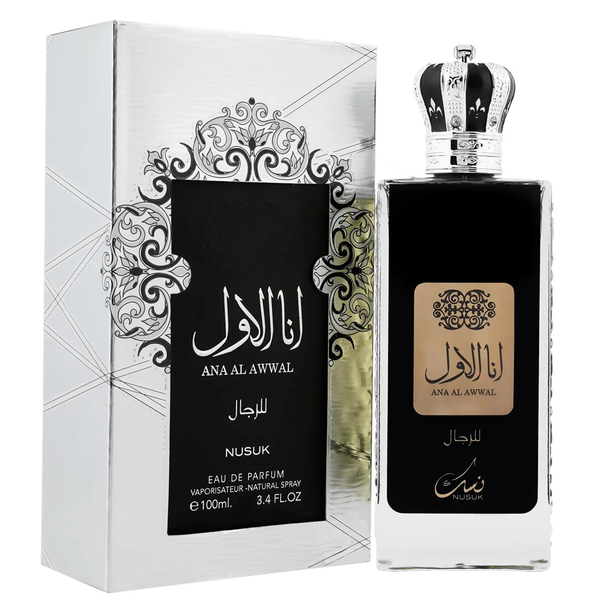Nusuk Ana Al Awwal Silver Eau De Parfum For Men 100ml