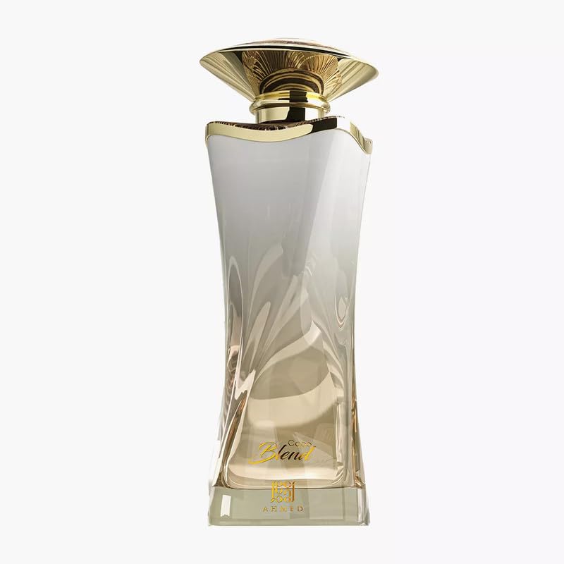 Ahmed Al Maghribi Coco Blend Eau de Parfum 90ml for women, featuring a sleek bottle with floral and coconut scent notes.