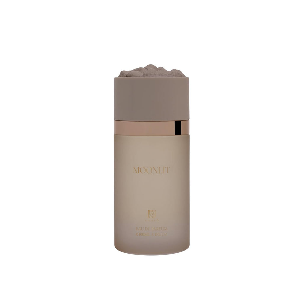 Ahmed Al Maghribi Moonlit Long Lasting Unisex Eau De Parfum 100ml bottle with sleek design and elegant packaging.