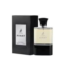 Alhambra Avant 100ml perfume bottle with elegant glass design and silver cap, showcasing the luxurious fragrance packaging.