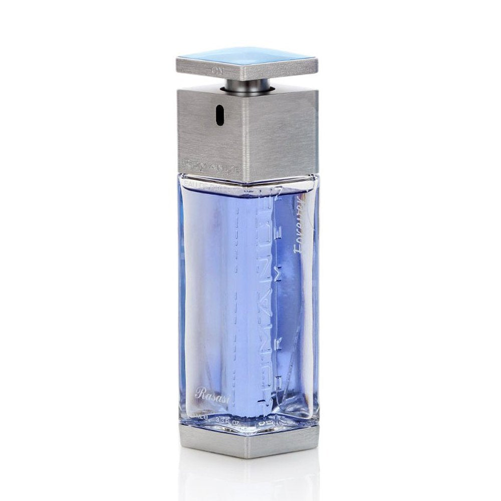 Rasasi Romance Forever Eau De Parfum 100ml bottle for men with sleek design and elegant packaging.