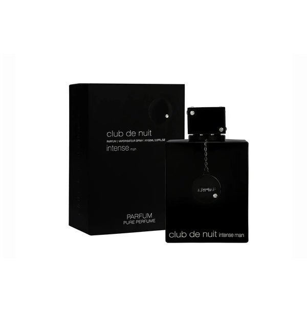 Armaf Club De Nuit Intense Man Pure Parfum for Men in 150ml bottle, made in UAE, displayed on a neutral background