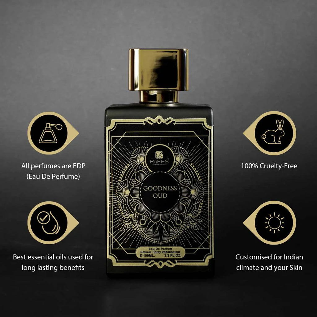 Riiffs Goodness Oud Eau De Parfum for Men & Women 100ml