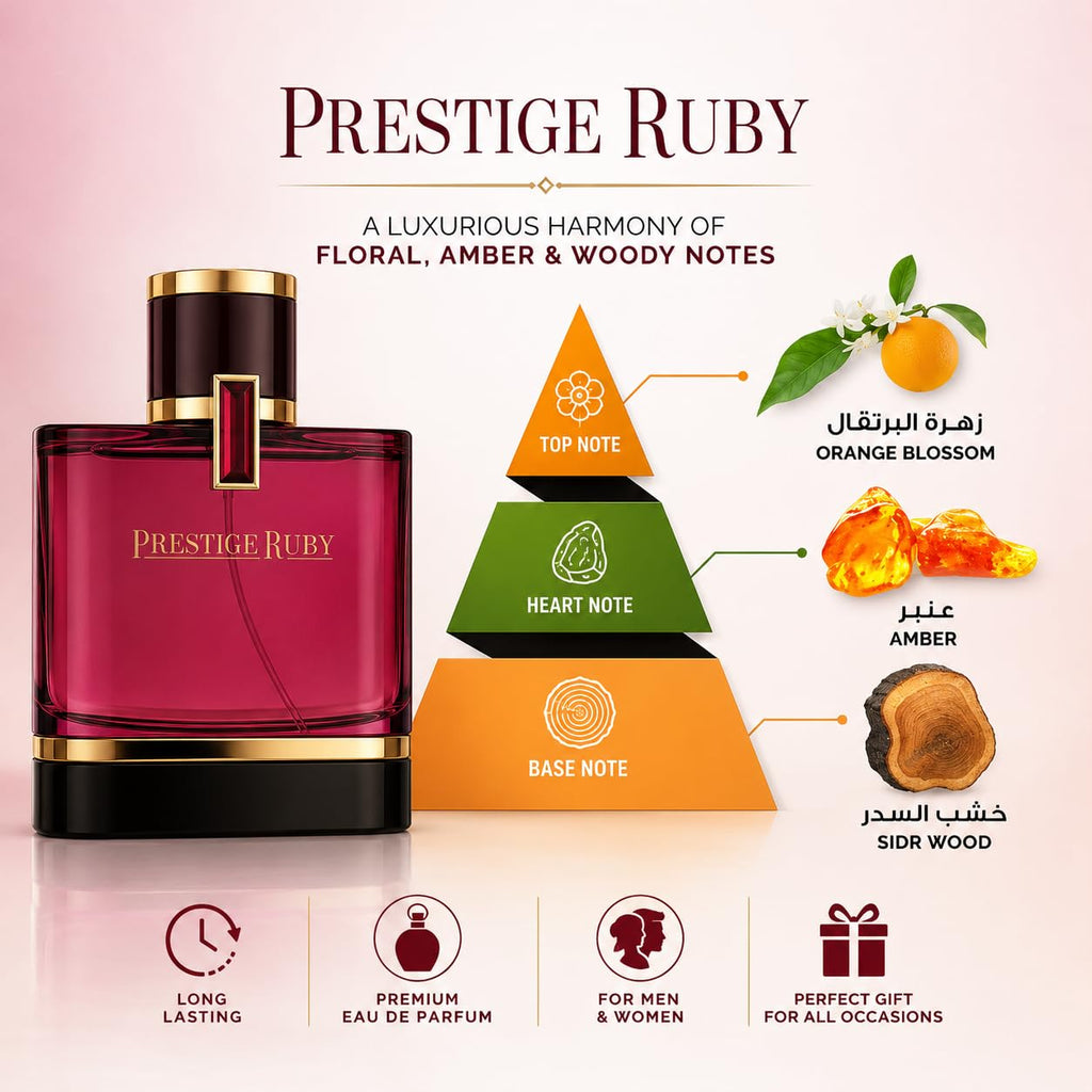 Prestige Ruby Eau de Parfum Unisex 100ml