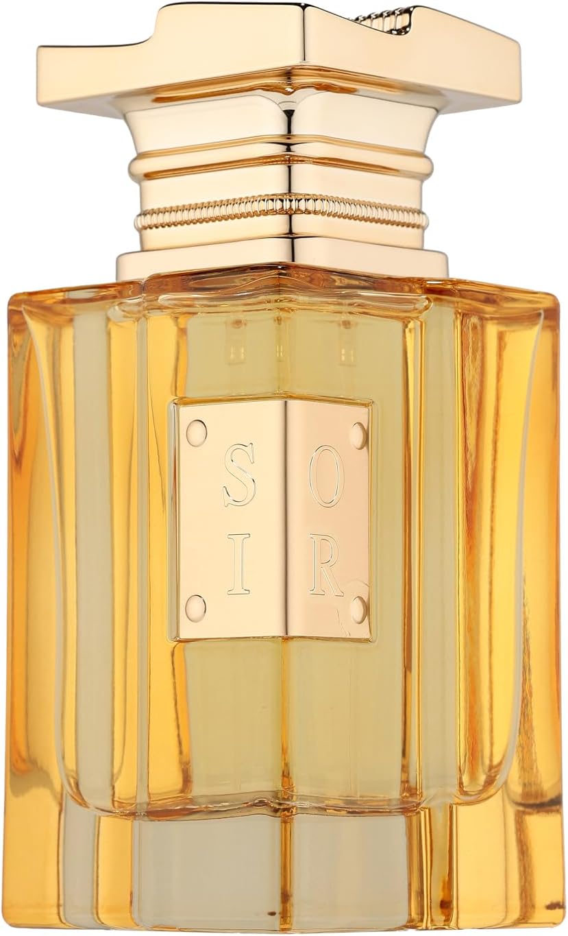 Fragrance World Soir Eau de Parfum 80ml bottle with elegant design, suitable for both men and women.