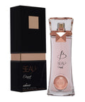 Armaf Beau Elegant Eau De Parfum for women in a 100ml bottle, featuring a sleek design and sophisticated fragrance.