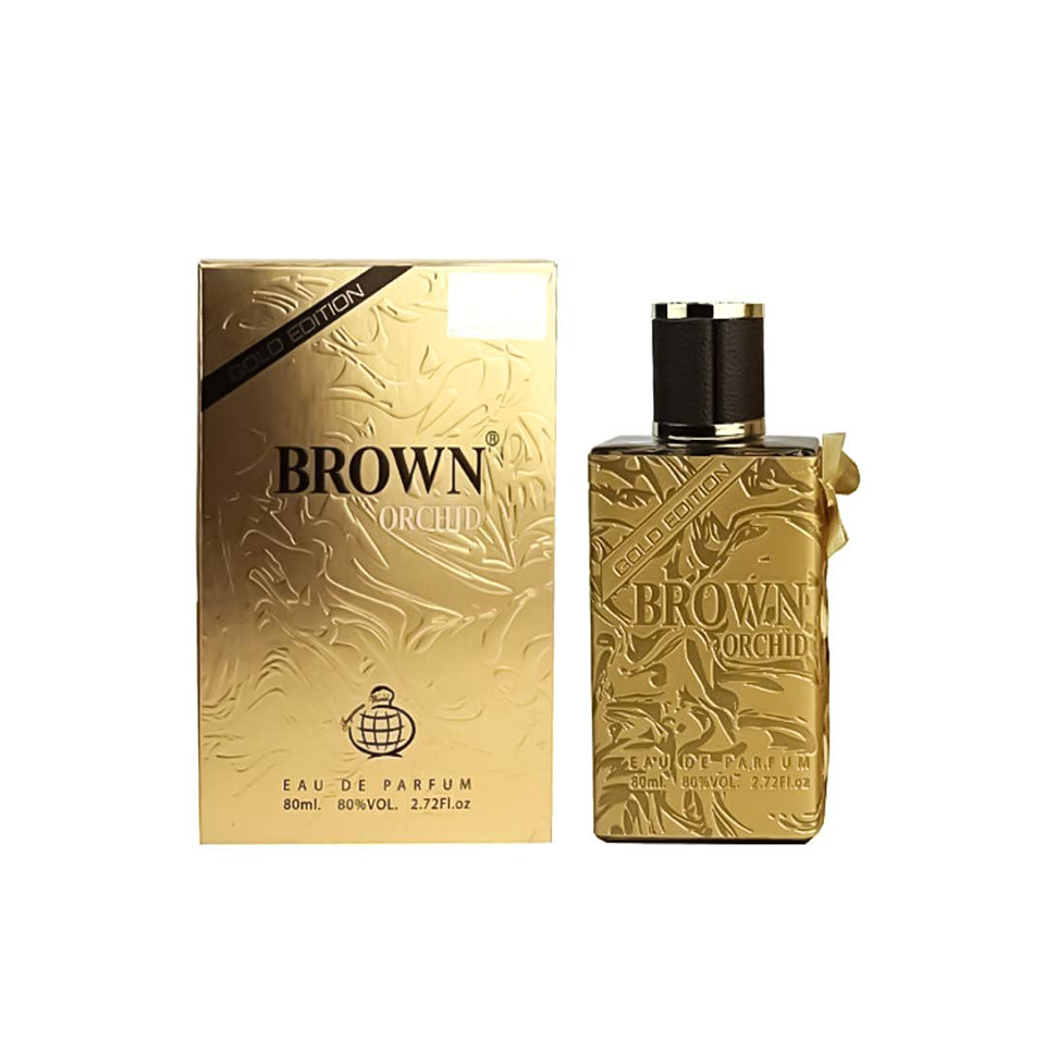 FRAGRANCE WORLD BROWN ORCHID GOLD EDITION EAU DE PARFUM 80ML FOR MEN & WOMEN