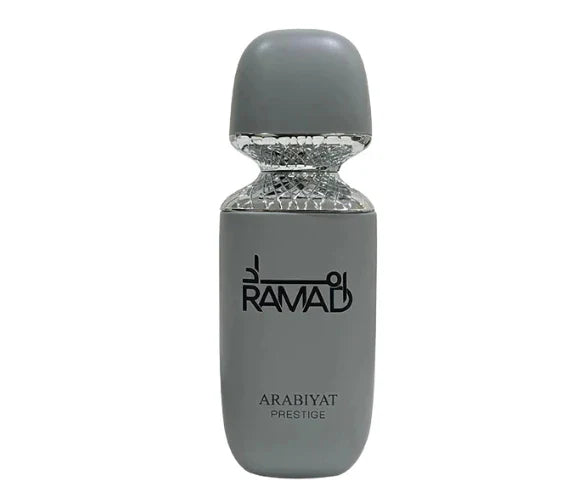 Arabiyat Prestige Ramad Eau De Parfum 100ml bottle for men and women, featuring elegant design and luxurious scent.