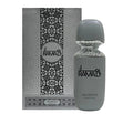 Arabiyat Prestige Ramad Eau De Parfum 100ml bottle for men and women, elegant glass container with golden accents.