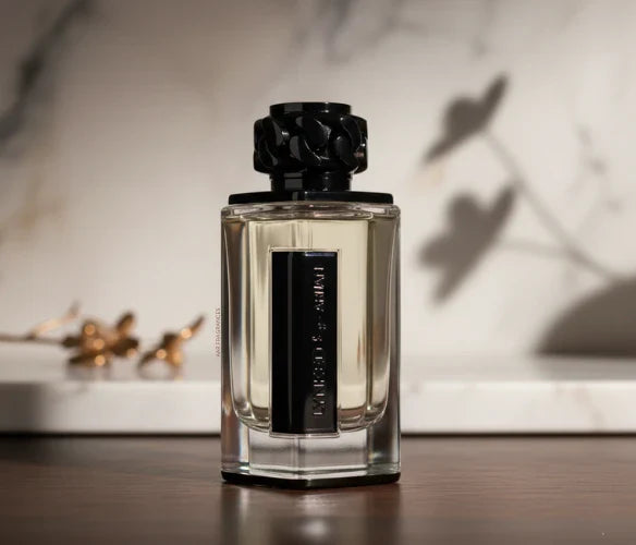 Afnan Lynked Freedom Eau De Parfum 100ml bottle for men, featuring a sleek design with a black and gold color scheme.