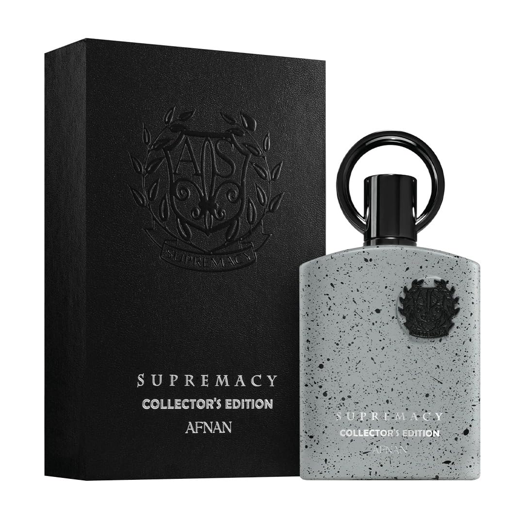 Afnan Supremacy Collector's Edition 100ml men's Eau De Parfum bottle with sleek design and elegant packaging.