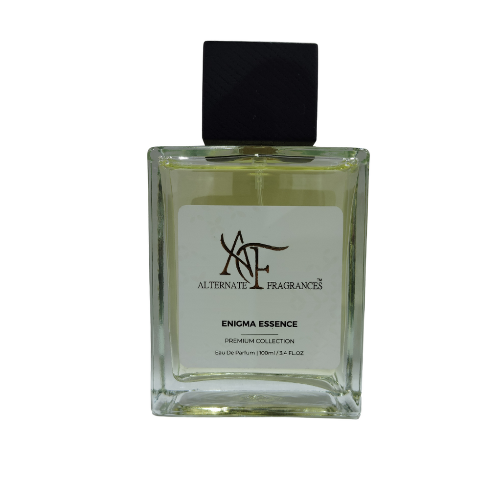 Rini Deals Enigma Essence EDP perfume bottle with elegant packaging, showcasing a luxurious fragrance for women.