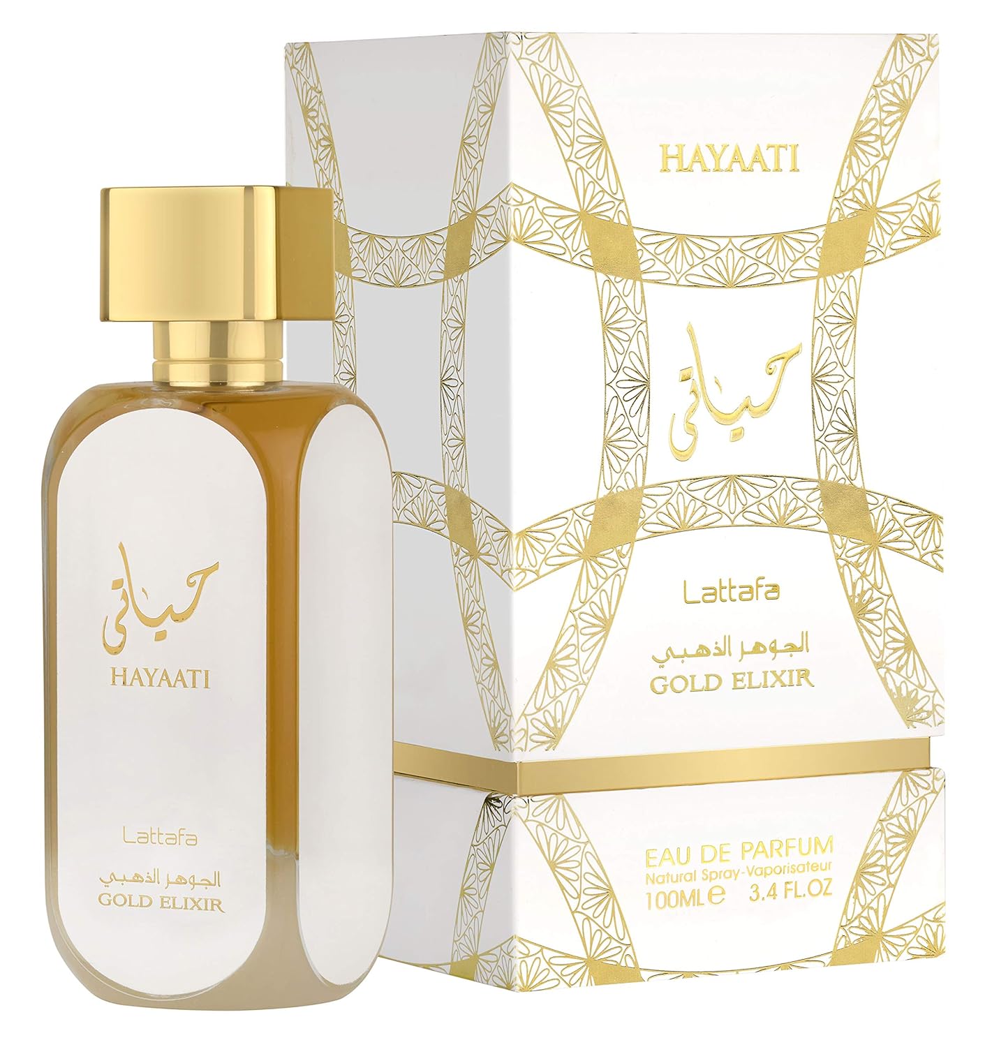 Lattafa Hayaati Gold Elixir Eau De Parfum 100ml For Men & Women .
