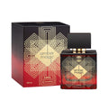 Ajmal Amber Magic Eau de Parfum for men, 100ml bottle with amber-colored liquid and elegant packaging.