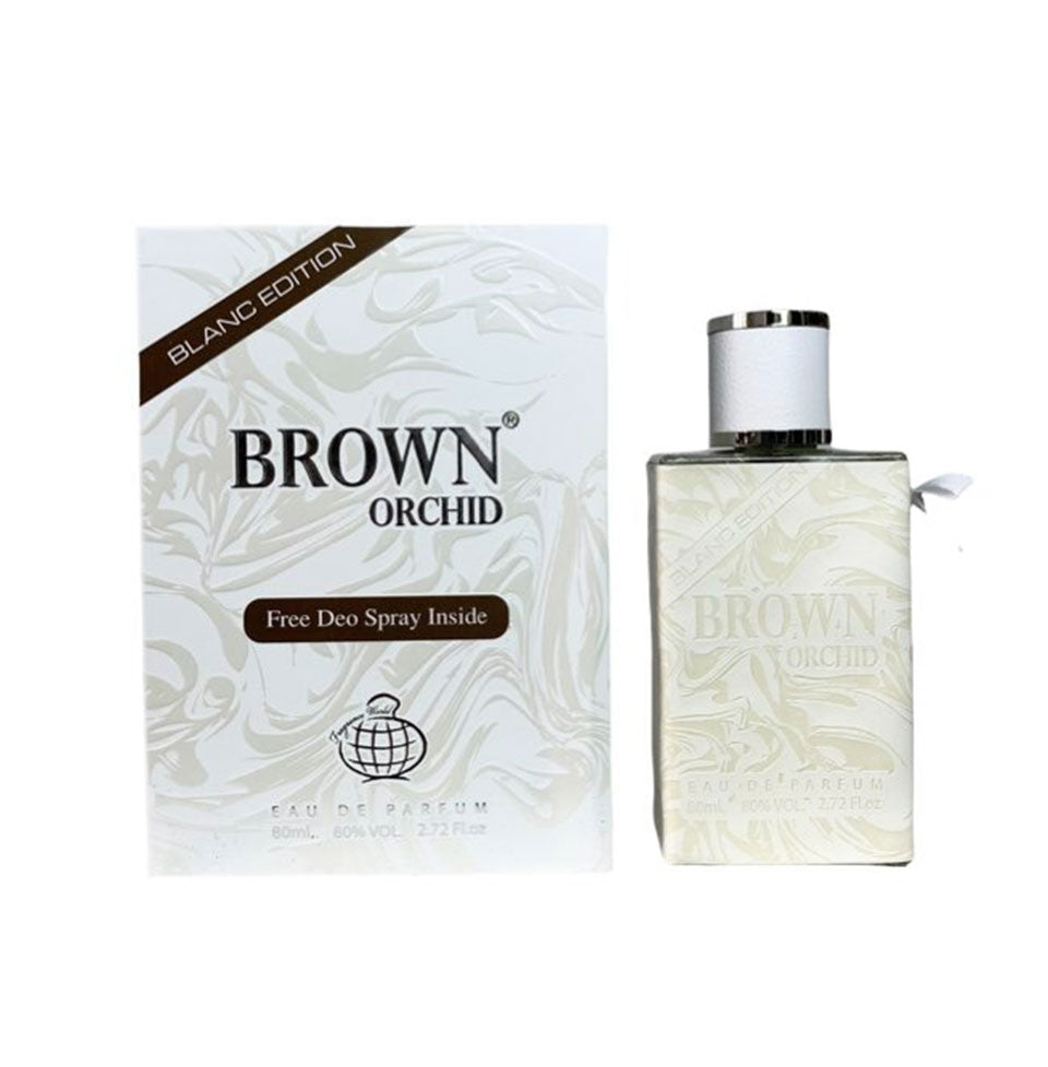 Fragrance World Brown Orchid Eau De Parfum White Edition 80ml .