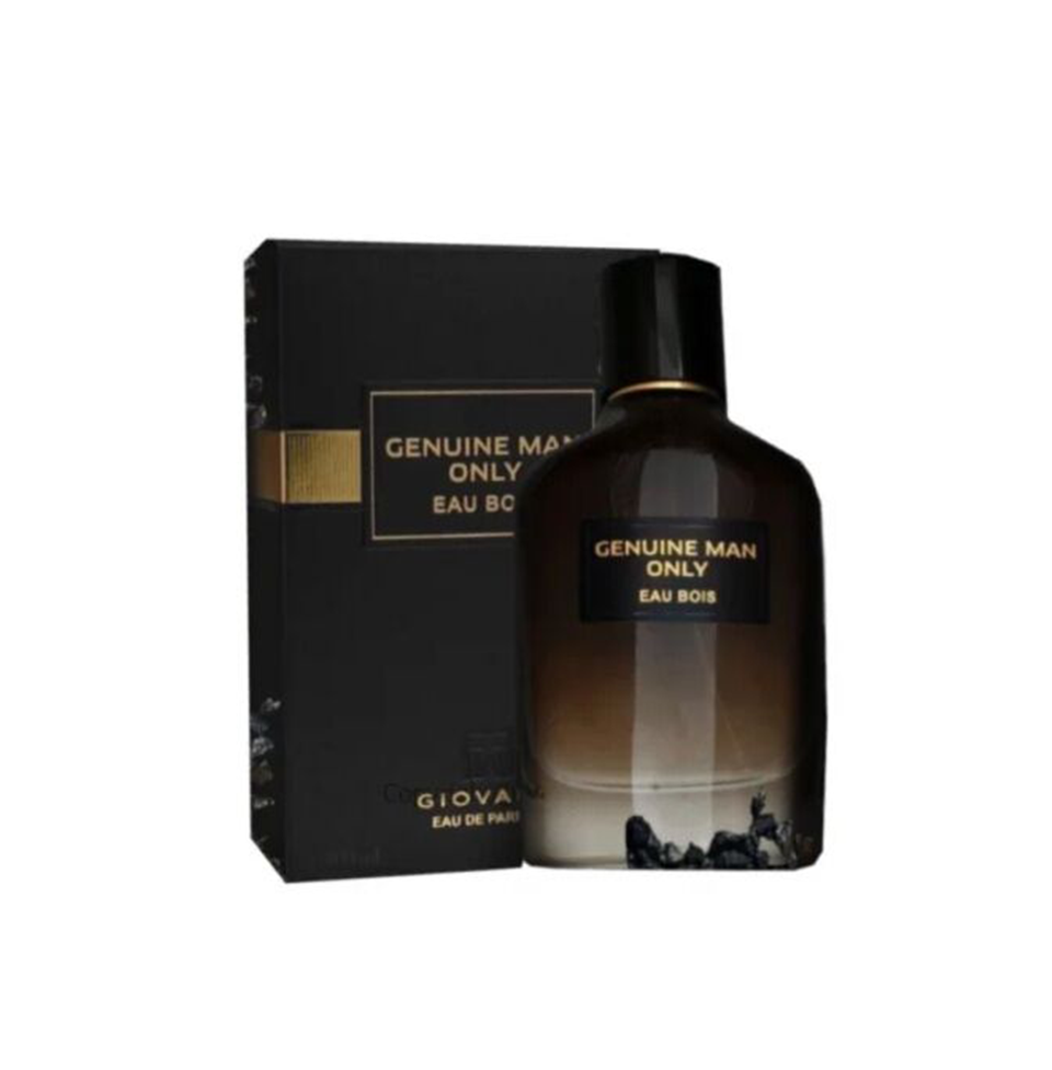 FRAGRANCE WORLD GENUINE MAN ONLY EAU BOIS EAU DE PARFUM 100ML FOR MEN