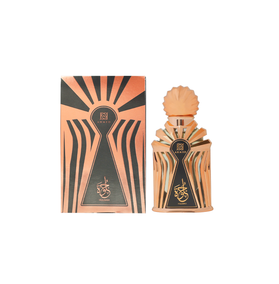 Ahmed Al Maghribi Hulwah concentrated perfume oil (attar) in 15ml bottle, suitable for men and women.