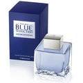 Antonio Banderas Blue Seduction men's EDT bottle, 100ML, with sleek blue packaging and stylish design.